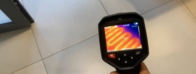 Underfloor Heating Diagnostic with Thermal Camera