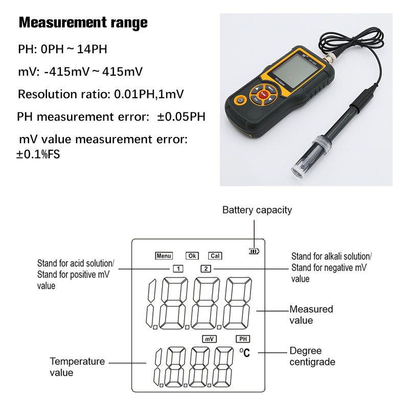 HT-1202 PH Meter