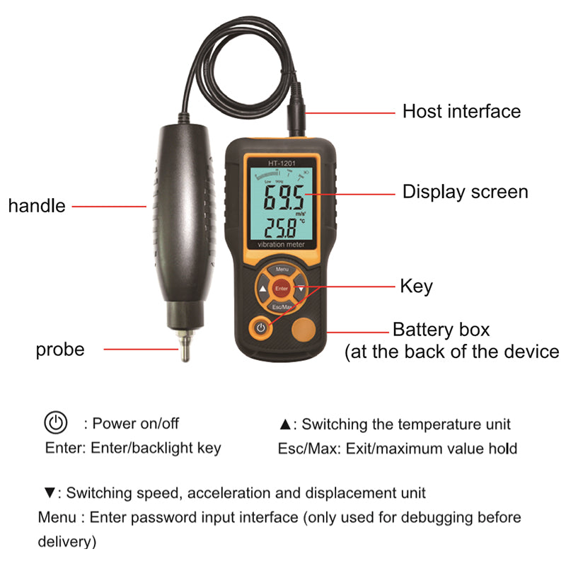 HT-1201 Split Type Vibrometer