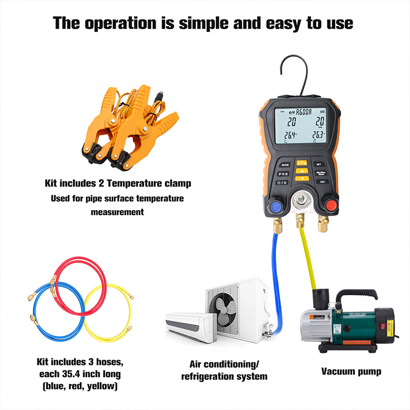 HT-750 Electronic Manifold Meter