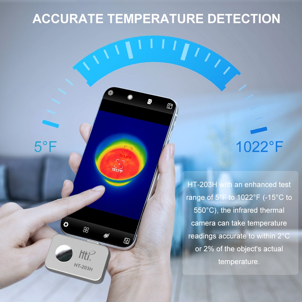 HT-203H Mobile Phone Thermal Imager