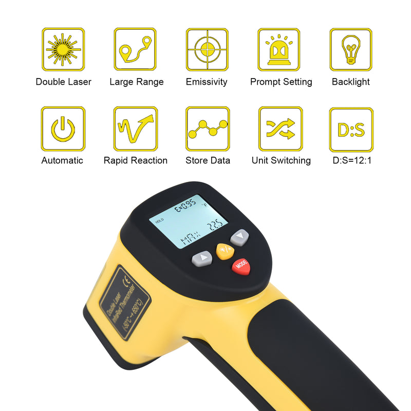 HT-817 Infrared Thermometer - shopxintest