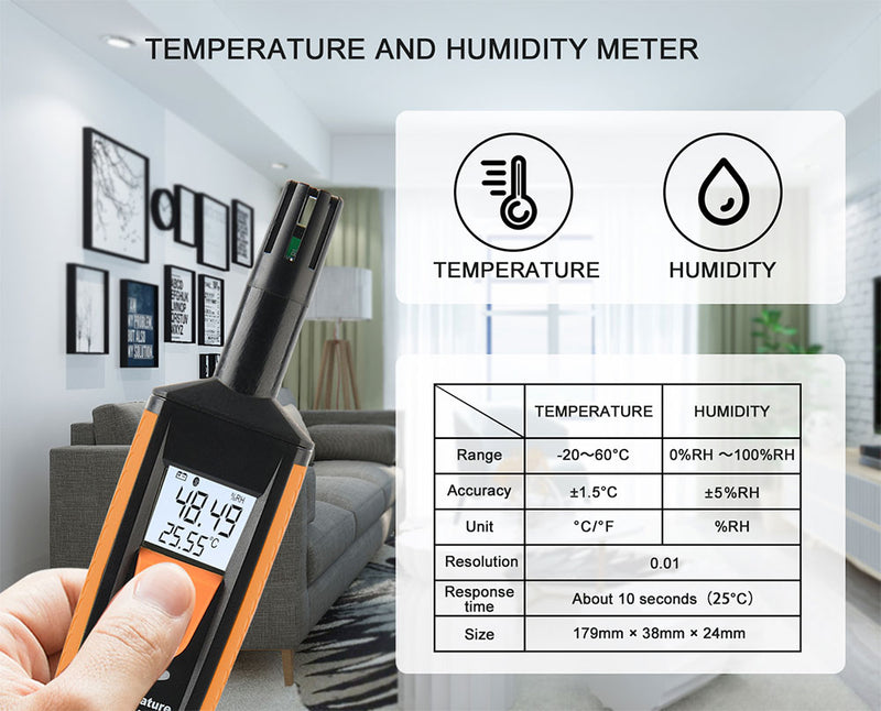 HT-801 Bluetooth Temperature And Humidity Meter - shopxintest