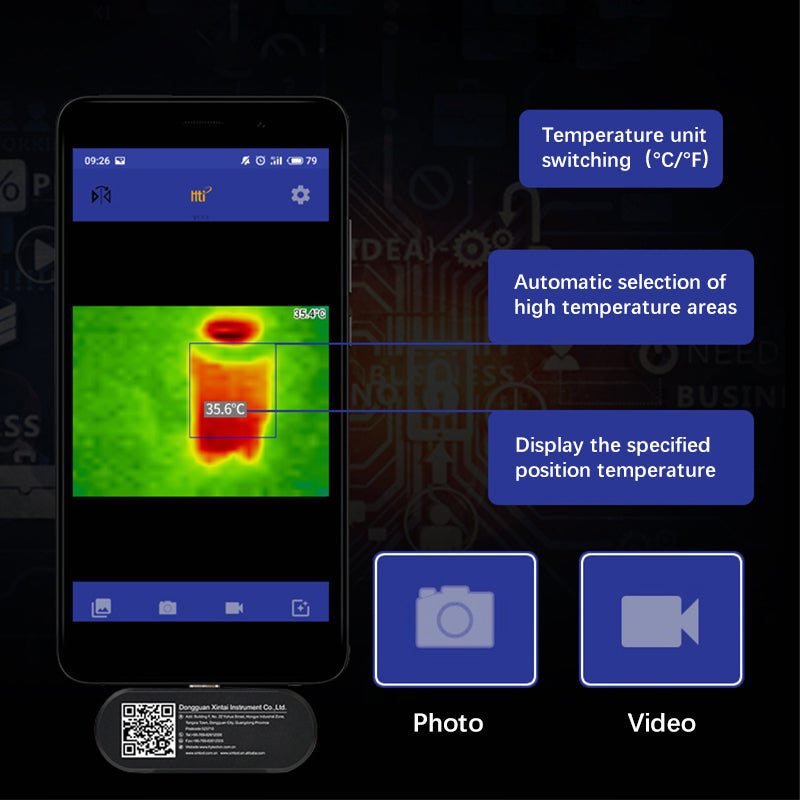 HT-102 Mobile Phone Thermal Imager（32×32）