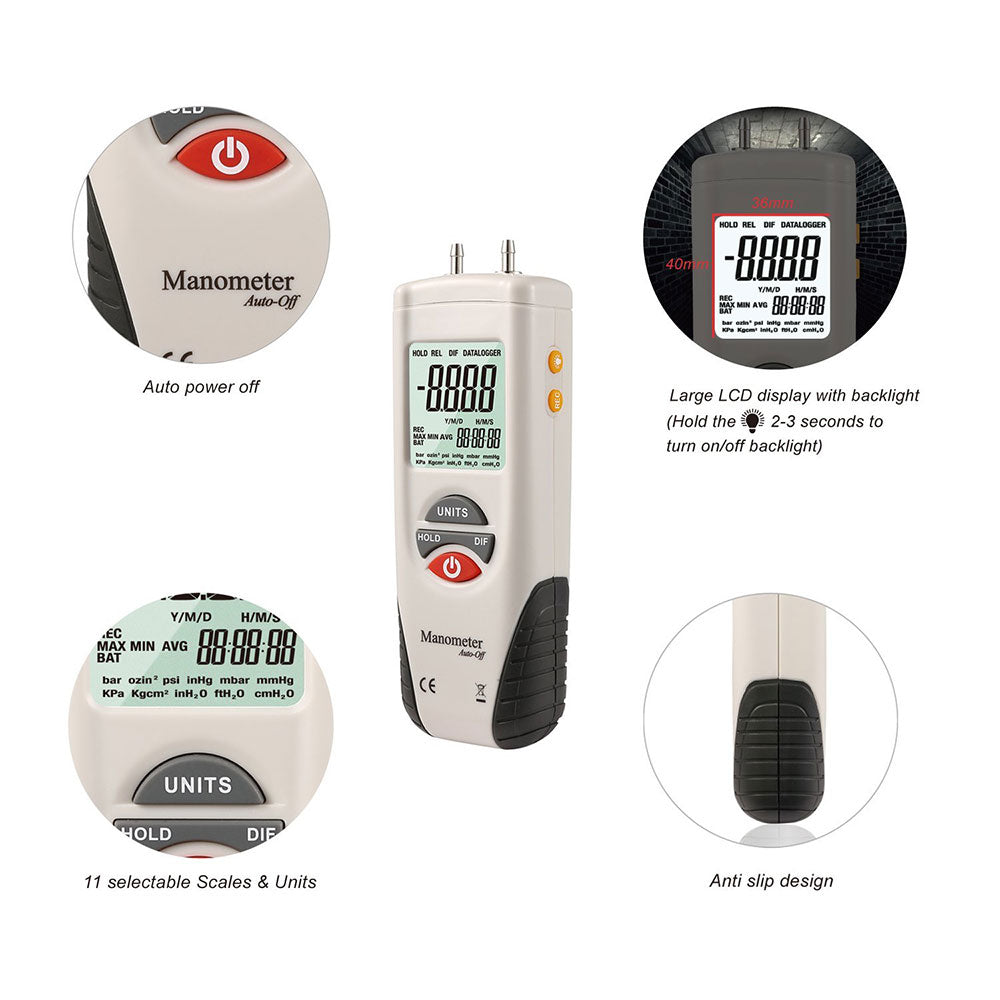 新品未使用 HTi デジタルマノメーター HT-1890 新品未使用 HTi デジタルマノメーター HT-1890