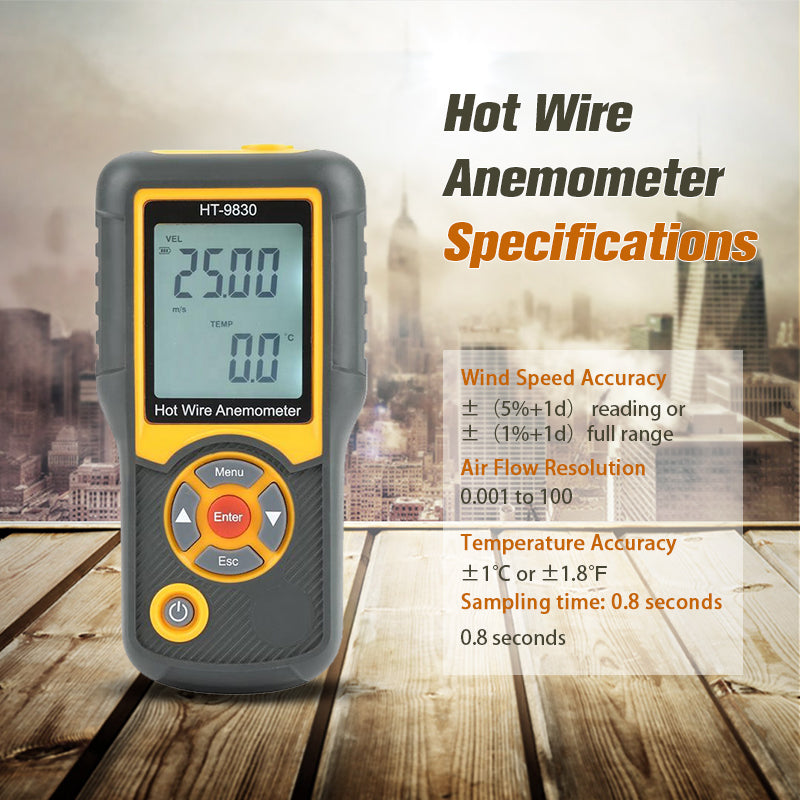 HT-9830 Hot Wire Anemometer